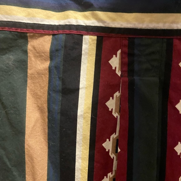 Salty dog weathered, poplin Aztec shirt for men size large - Picture 8 of 9